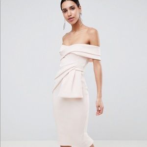 Asos Bardot Midi Dress